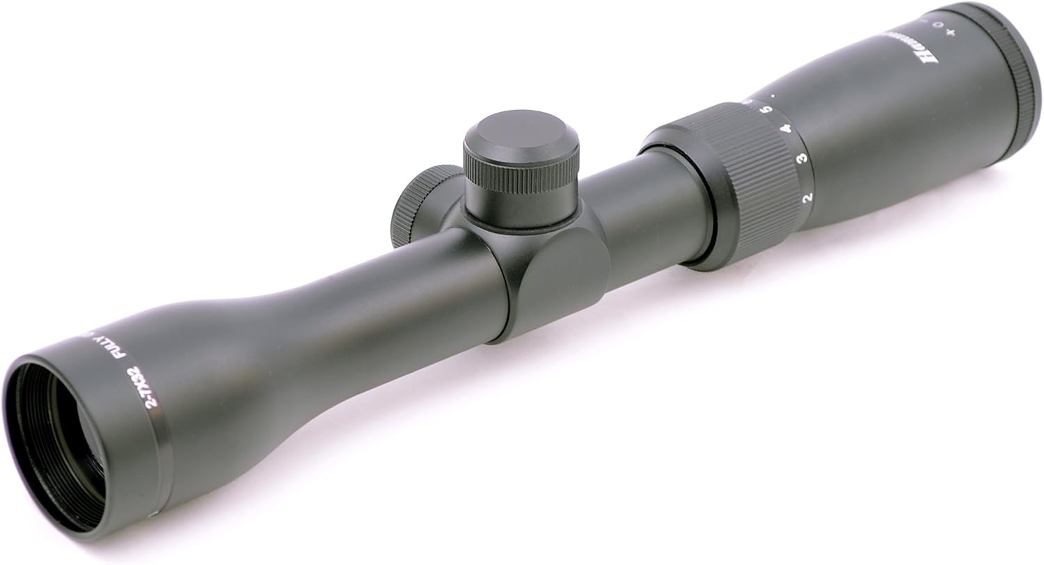 Hammers Long Eye Relief Hunting Revolver XP100 Bolt Action Pistol Scout Rifle Scope 2-7X32 with Weaver Rings