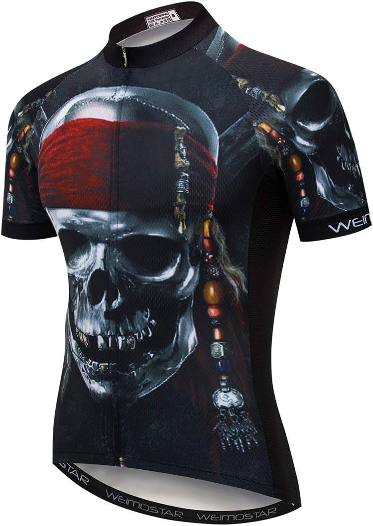 Weimostar Fahrradtrikot Herren - Atmungsaktiv & Mit 3 Taschen