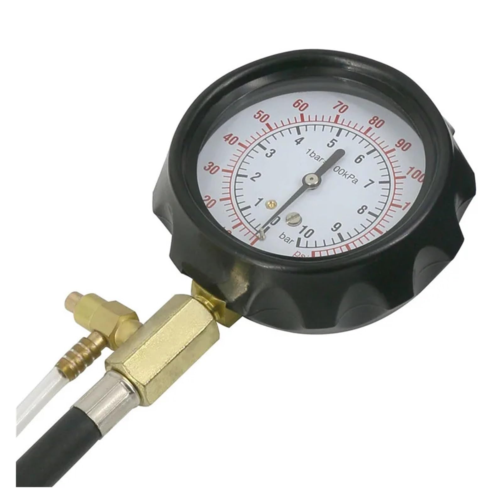 0-140 PSI Pompa Wtryskowa Paliwa Tester Wtryskiwaczy Manometr Benzyna Narzędzie Do Wykrywania Ciśnienia Benzyny Precyzyjne Monitorowanie