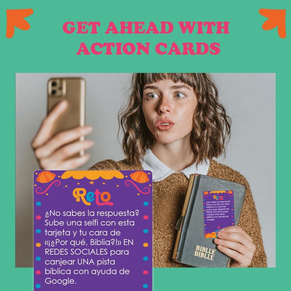 Amerbeスペインパーティーカードゲーム|聖書トリビアゲーム|カトリックキリスト教宗教教育家族ゲーム。