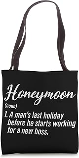 Honeymoon Definition Groom Quote Matching Couple Tote Bag