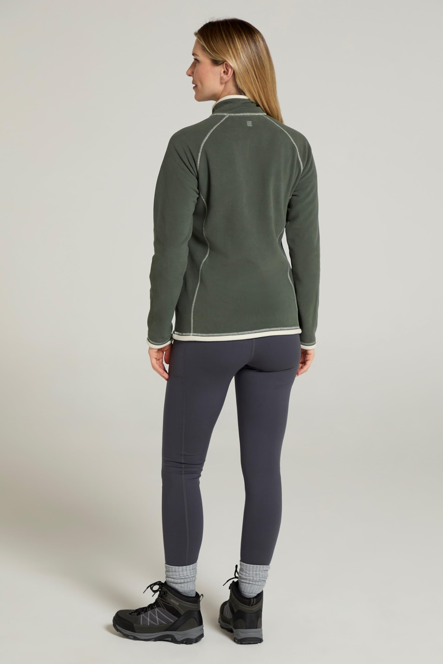 Mountain Warehouse Montana Womens Microfleece Breathable Ladies Sweater, Quick Drying Pullover, Warm Fleece Jacket, Half Zip - Anti-Pill, Lightweight, Purple, Medium — view 9