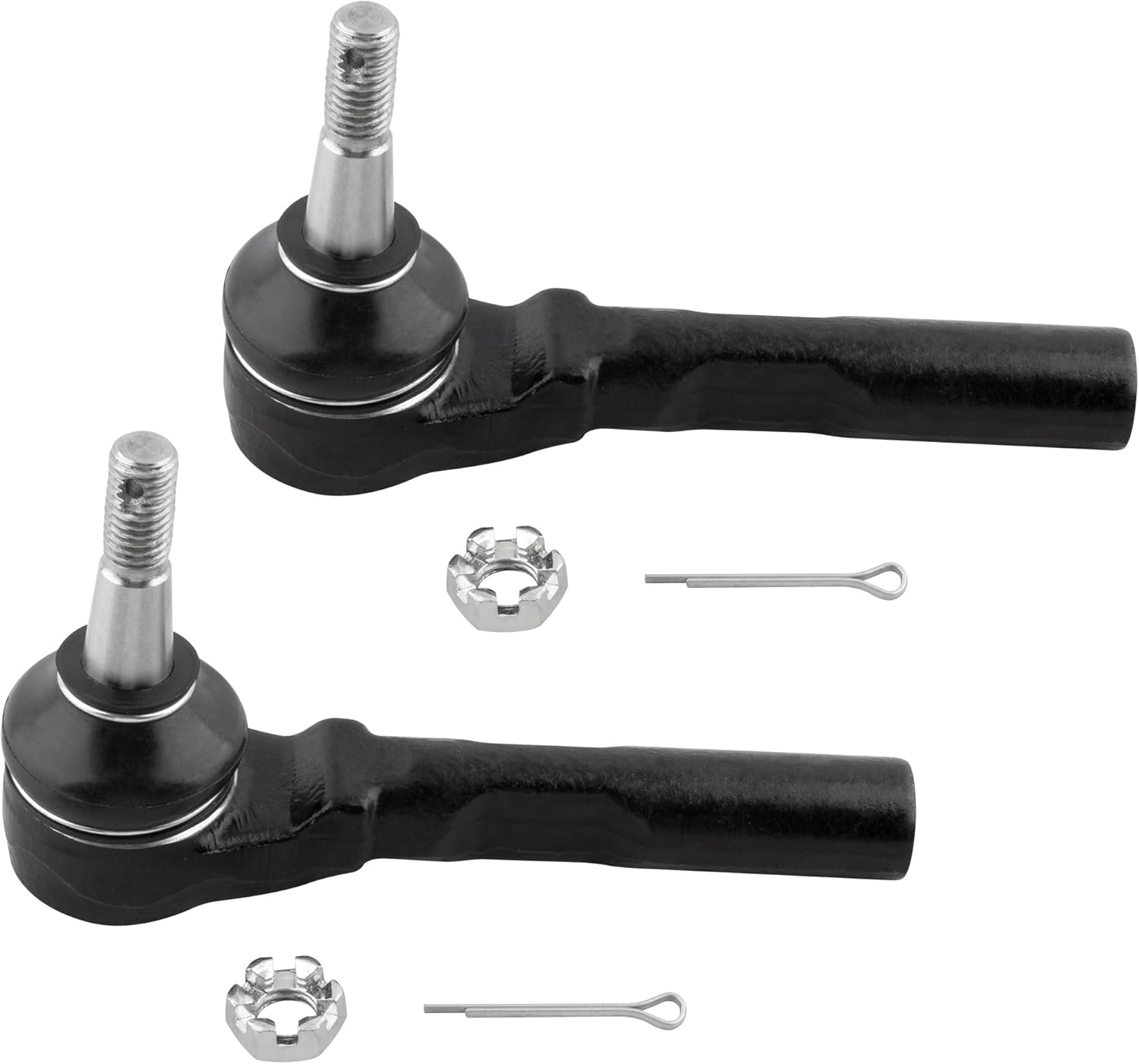 BOXI 4pcs Front Sway Bar End Links + Outer Tie Rods Fit for Chevrolet Malibu 2004 2005 2006 2007 2008 2009 for Pontiac G6 2005 2006 2007 2008 2009 2010 for Saturn Aura 2007 2008 2009 | K80252 ES800086