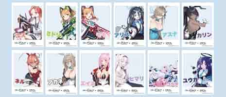 あづ ハピカ チェキ クリアカード あづ ハピカ チェキ クリアカード マネキン】チェキ風カード 全9