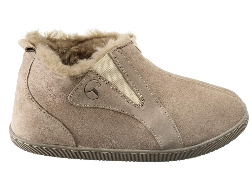 ESTRO Stivali Donna Invernali Pantofole Donna Inverno Ciabatte Casa Pantofola Ciabatta Vera Pelle INTIMO