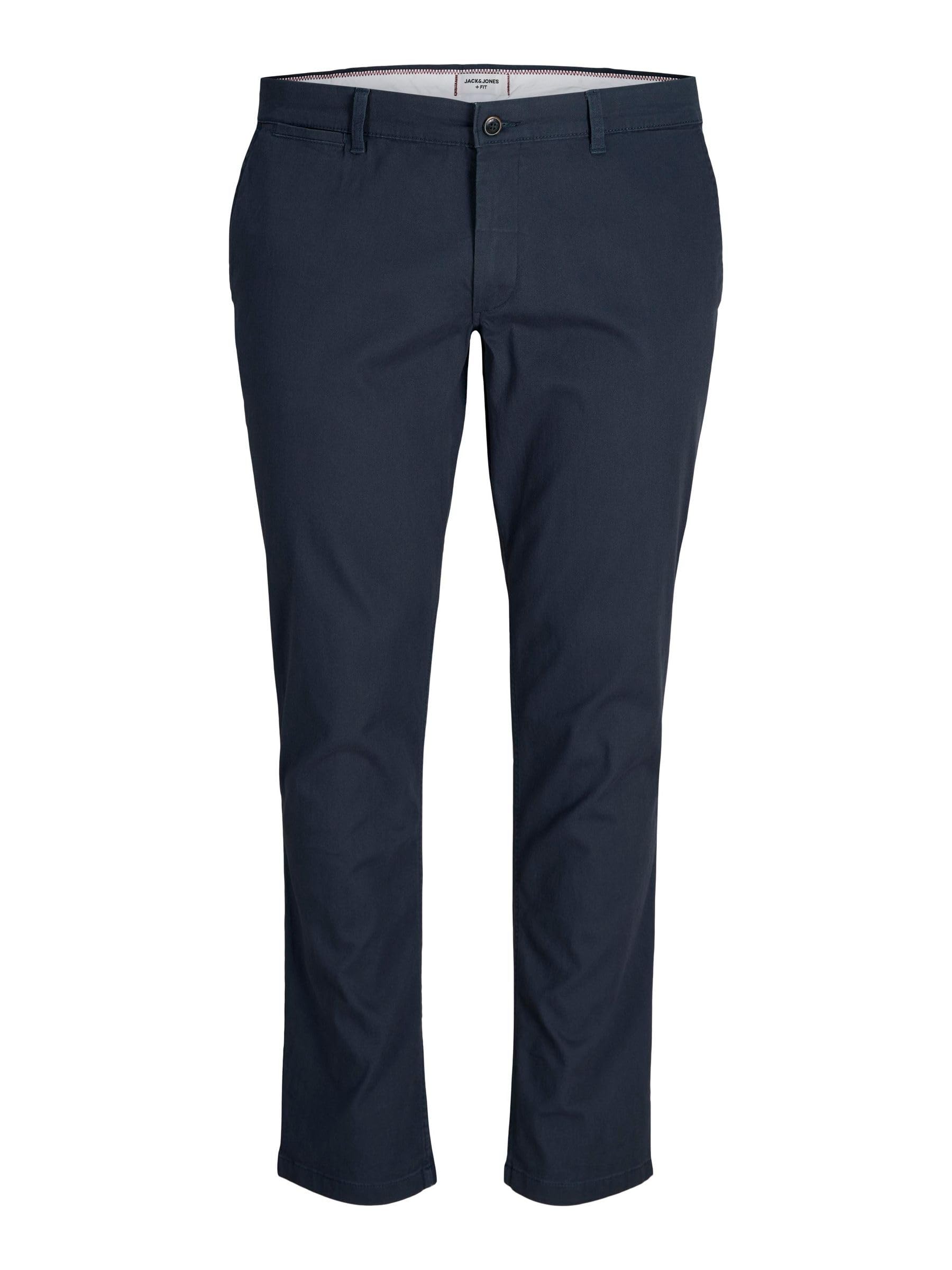 Jack & Jones Men's Navy Blazer Dave Chino Plus Size Pants 48W / 32L