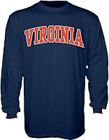 Vista 4 de Blue 84 NCAA Camiseta de Manga Larga para Hombre con Diseño Arqueado en Colores del Equipo