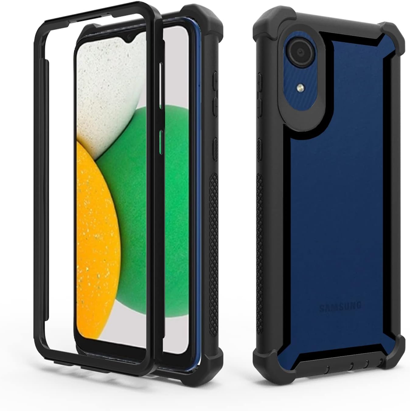 Asuwish Phone Case for Samsung Galaxy A03 Core Cover