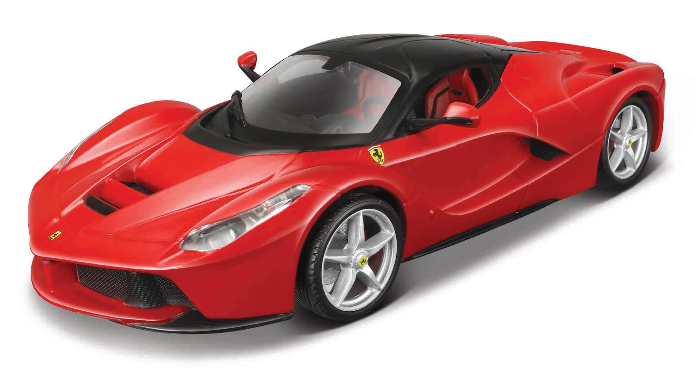 1:24 Scale Assembly Line LaFerrari Die-Cast Vehicle Model Kit - Red