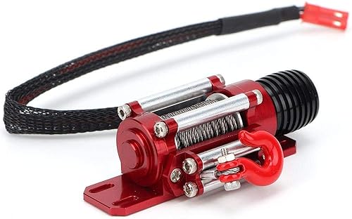 1:10 Scale RC Winch, Alloy Construction with Easy Control Switch Alloy RC Winch 