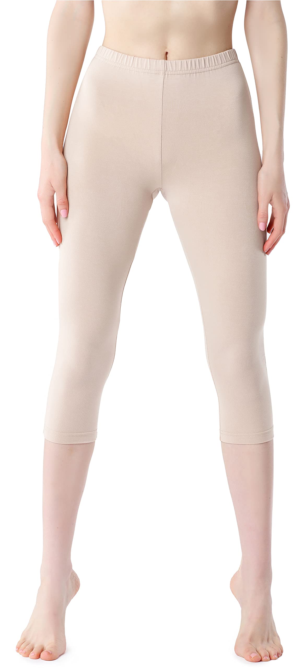 Bellivalini Damen Leggings 3/4 aus Viskose BLV50-204