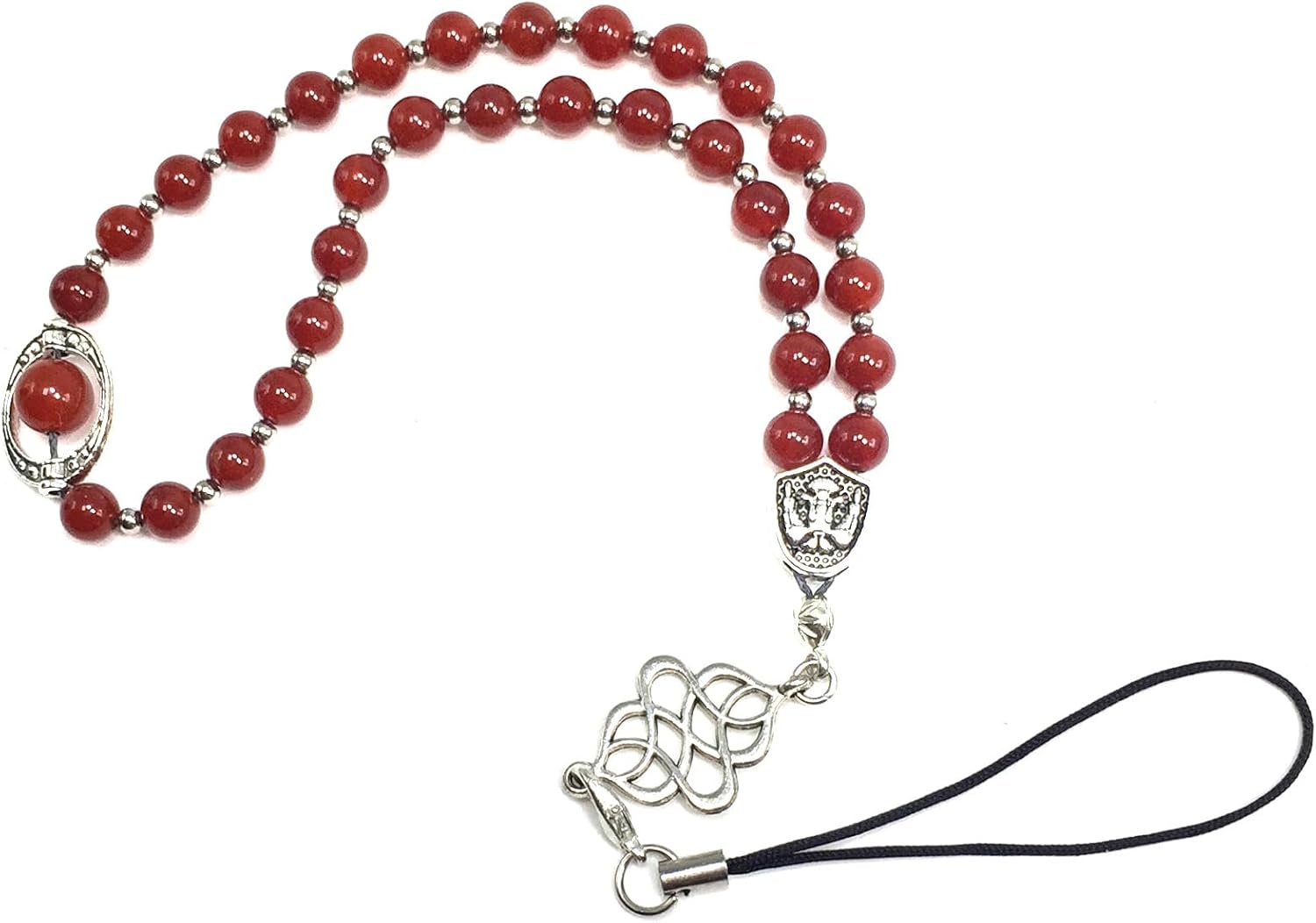 ALBATROS ART Healing Phone Strap Gemstone Phone Chain Handmade Phone Charm Beaded Phone Strap Phone Lanyard Phone Wrist Strap