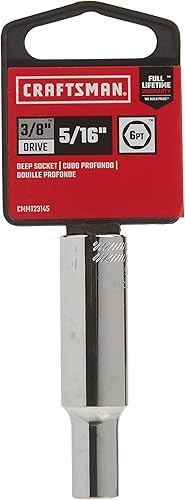 Miniatura 2 de CRAFTSMAN Toma profunda, SAE, unidad de 3/8 pulgadas, 5/16 pulgadas, 6 puntos (CMMT23145)
