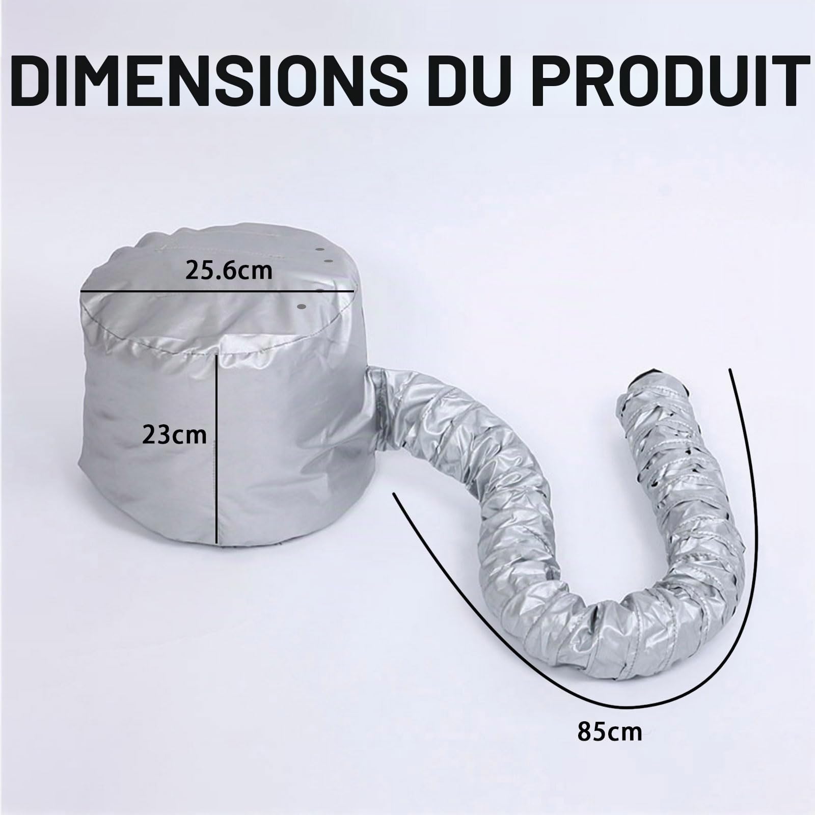UILYNIU 2 Pièces Casque Seche Cheveux Bonnet Seche Cheveux Bonnet Chauffant Cheveux Soin Casque Chauffant Cheveux Sèche de Capot pour le Style de Séchage Curling Conditionnant en Profondeur（2 Pièces）