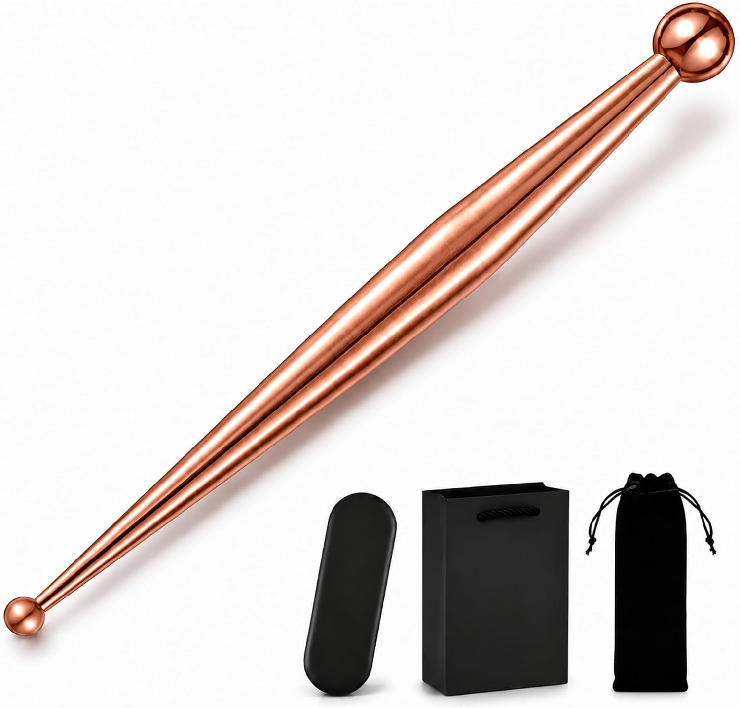 5.12inch Pure Copper Nose Wand Set Dual Tip Nasal Swab
