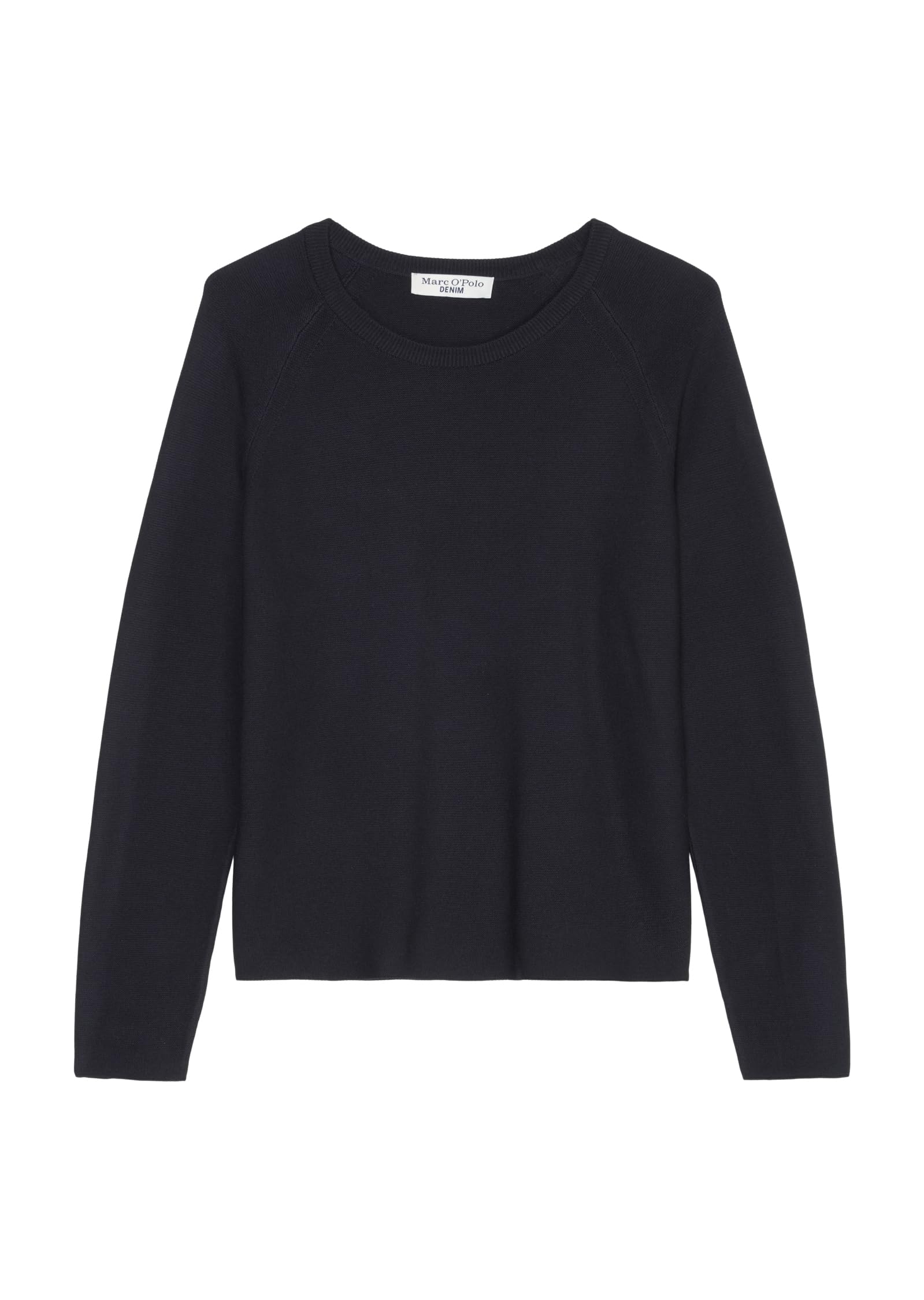 Marc OߴPolo Denim Women's Organic Cotton Jumper with Round Neck, Blue (Blue Depths), XXS