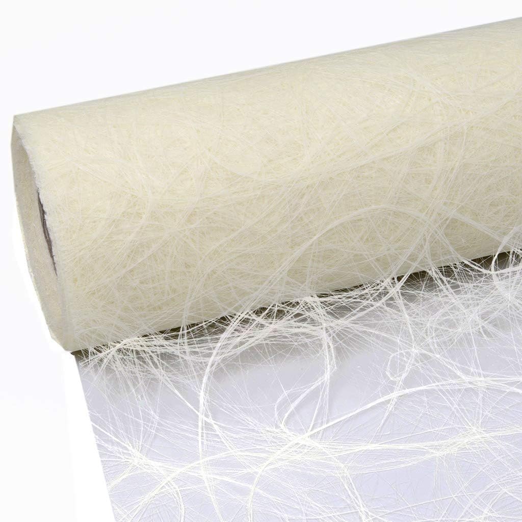 Sizoweb Table Runner Creme 30 CM Roll 25 Metres - 64 012-R 300
