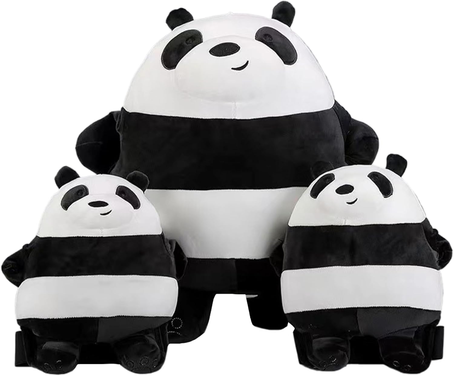 1 Set Butt Pads with Knee Pad, Cute Panda Ski Protective Gear Anti-Cold Anti-Fall for Scooters Snowboarding Roller Skating