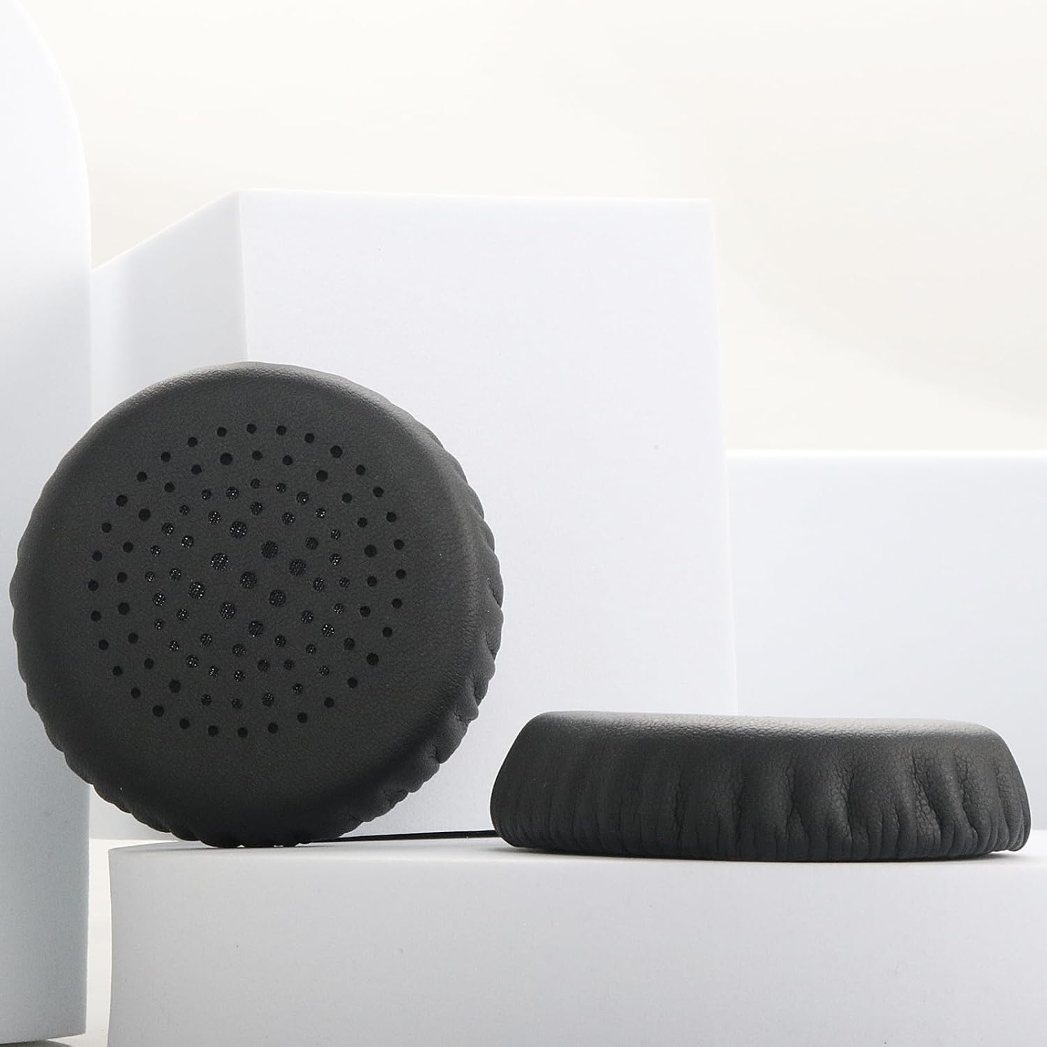 Grind Earpads Replacement Repair Parts Compatible with Grind/Uproar Wired/Wireless On-Ear Headphones Ear Cushions Cover Soft Protein Leather Ear Pads - Image 5