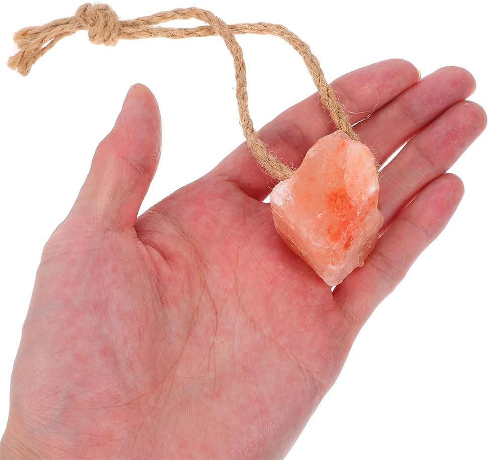 Deer Salt Lick Block with Rope Natural Mineral Salt Brick for Livestock Feeding Outdoor Hanging Supplement for Horses Cattle Deer Goat Health and Growth 10 Pack