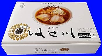 ラーメン Amazon.co.jp: らーめん 喜多方ラ-メン はせ川 4人前（麺110g×4