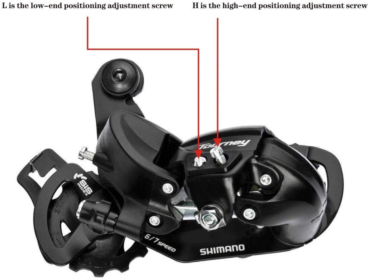 ZUKKA Shimano Tourney RD-TY300 Schaltwerk 6/7 Fach für Rennrad MTB Mountainbike Direktmontage