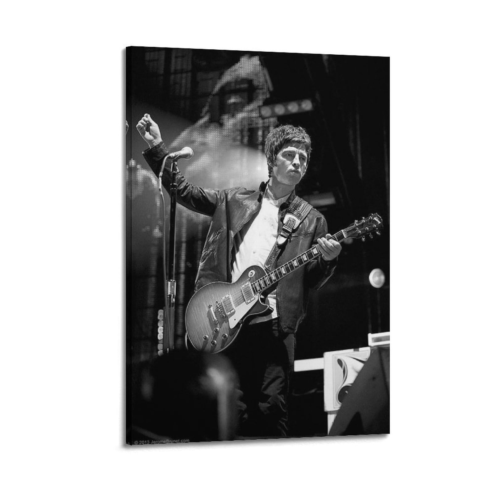 Ksoxdaitip Frame-Style Singer Noel Gallagher Poster Poster Decorative Painting Canvas Wall Posters And Art Picture Print Modern Family Bedroom Decor Posters 20X30inch(50X75cm)