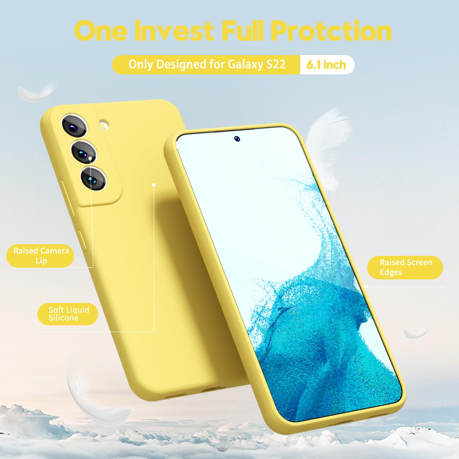 oakxco for Samsung Galaxy S24 Ultra Phone Case Liquid Silicone, Thin Slim Soft Rubber Gel TPU Plain Simple Cover for Women Girl Cute, Matte Solid Color, Brown Khaki Nude — view 210