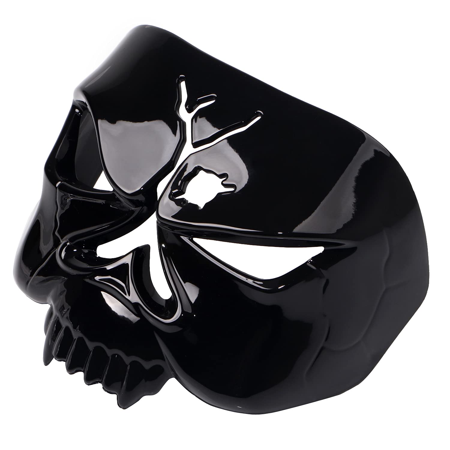 YDLMT Motorcycle Parts Black Zombie Skull Tail Light Black Cover For 1973-2019 Harley Dyna Electra Glide
