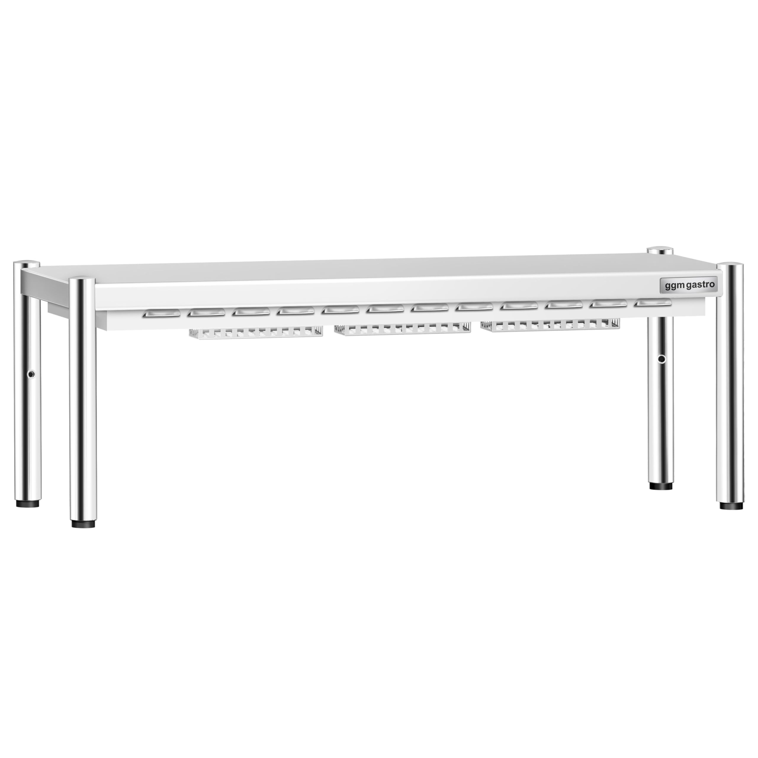 GGM Gastro | AB1K144#KBK13-3 | Wärmebrücke mit Keramikstrahler - 1400x370mm - 1,05 kW - 1 beheizte Etage