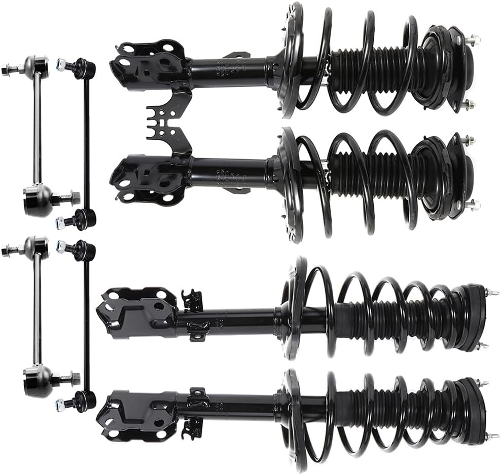 Struts Shock Suspension kit for Toyota Camry 2012-2017 for Toyota Camry Front and Rear Shock Absorber kit, 8PCS, (12-17)-3.5L XLE,(12-17)-2.5L L LE XLE (See key points for details)