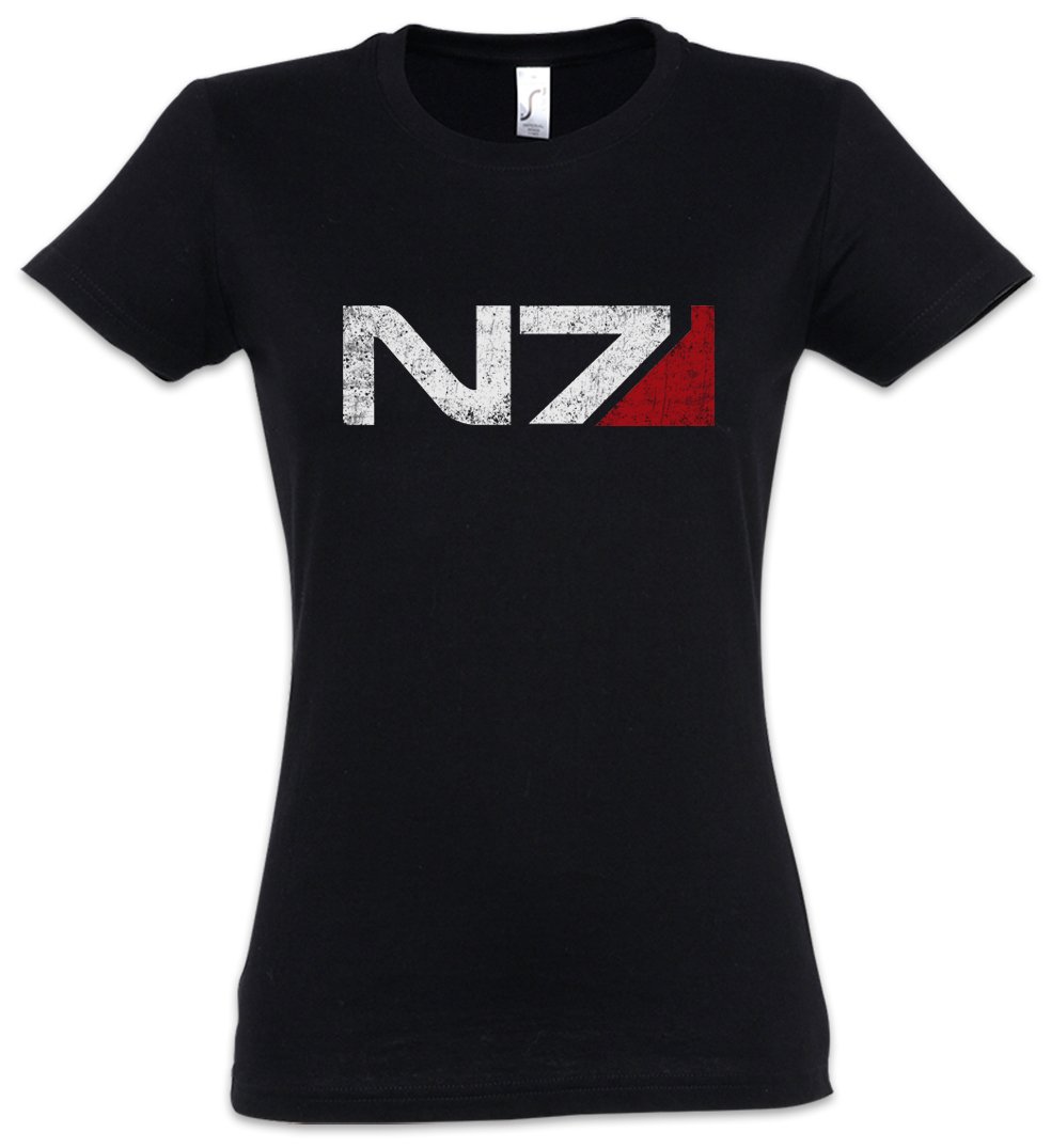 Urban Backwoods Women's Black N7 Logo T-Shirt Size Xs