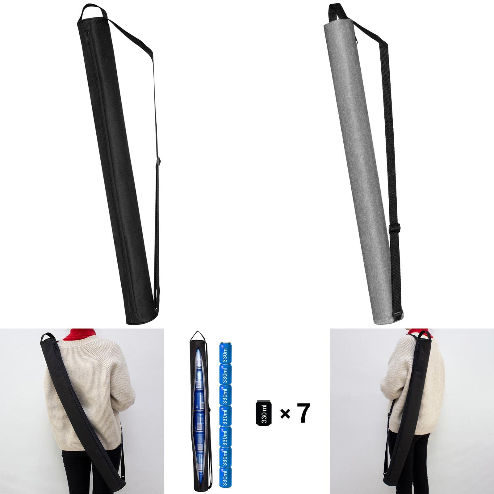 Golftasche Pencilbag Die Schlauchhülle passt in die meisten Golftaschen Pencilbag Reisebag(Grey)