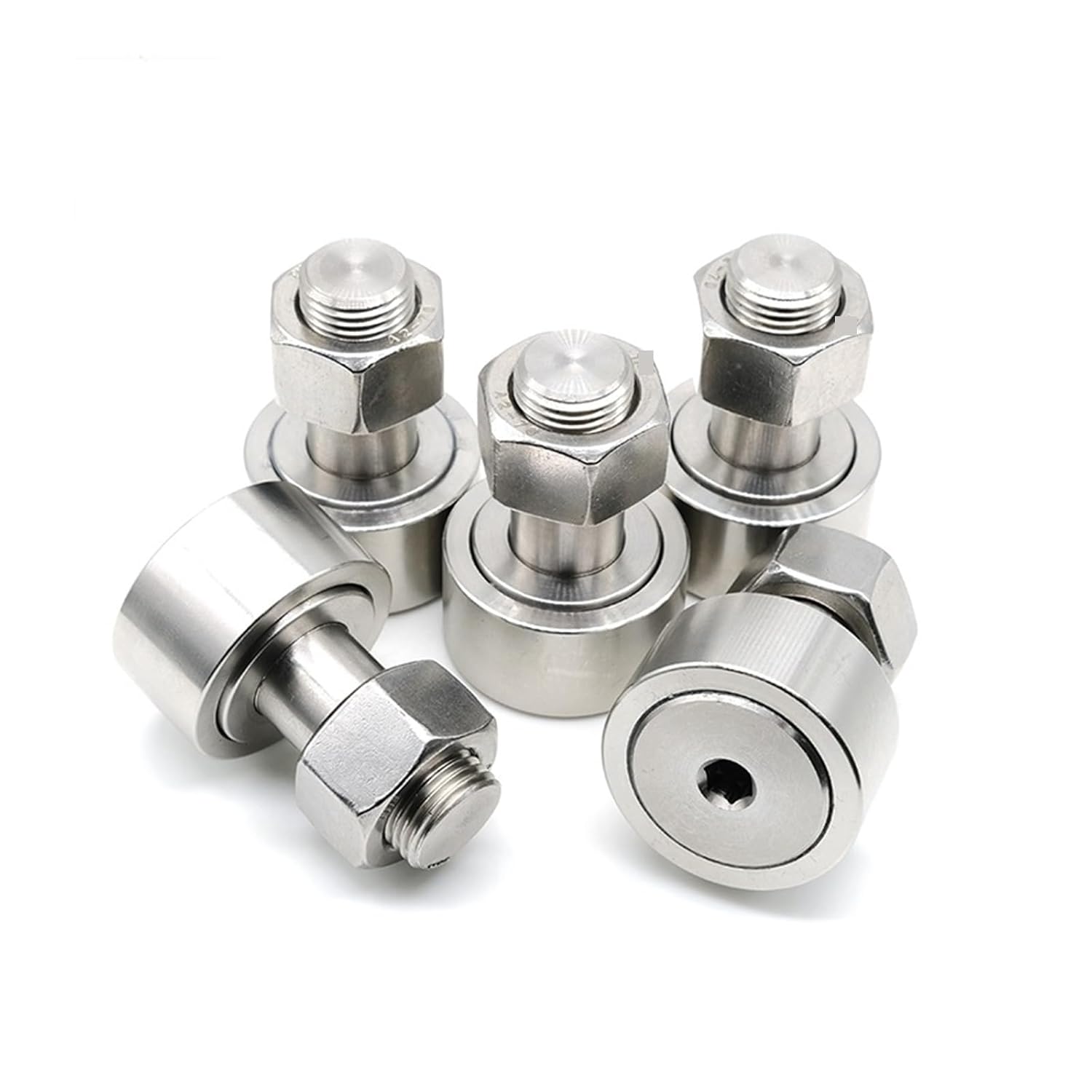 1Pcs CF10 SUS304 Stainless Steel Stud Type Cam Follower Bearing KR22 Bearing M10X22X36.2 mm
