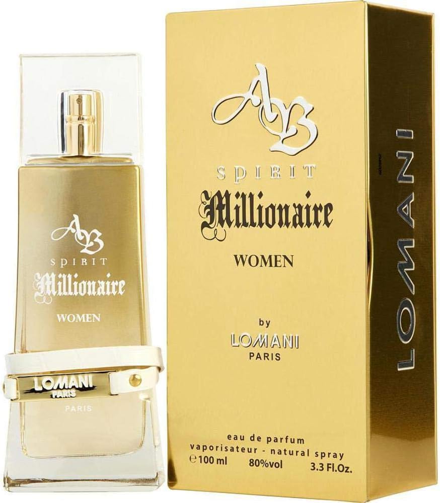 Lomani AB Spirit Millionaire for Women, 3.3 oz EDP Spray