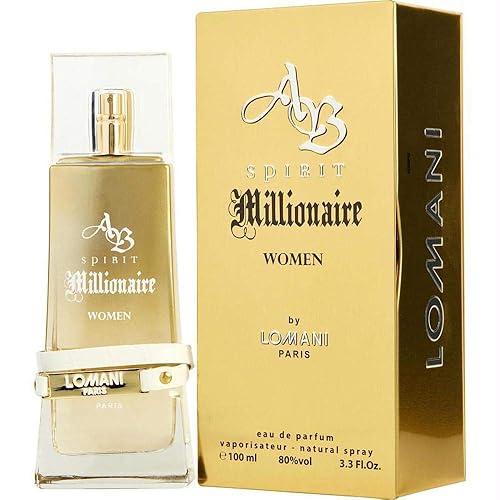 AB Spirit Millionaire by Lomani for Men - Juego de 2 piezas de regalo de 34 onzas EDT espray desodorante de 68 onzas
