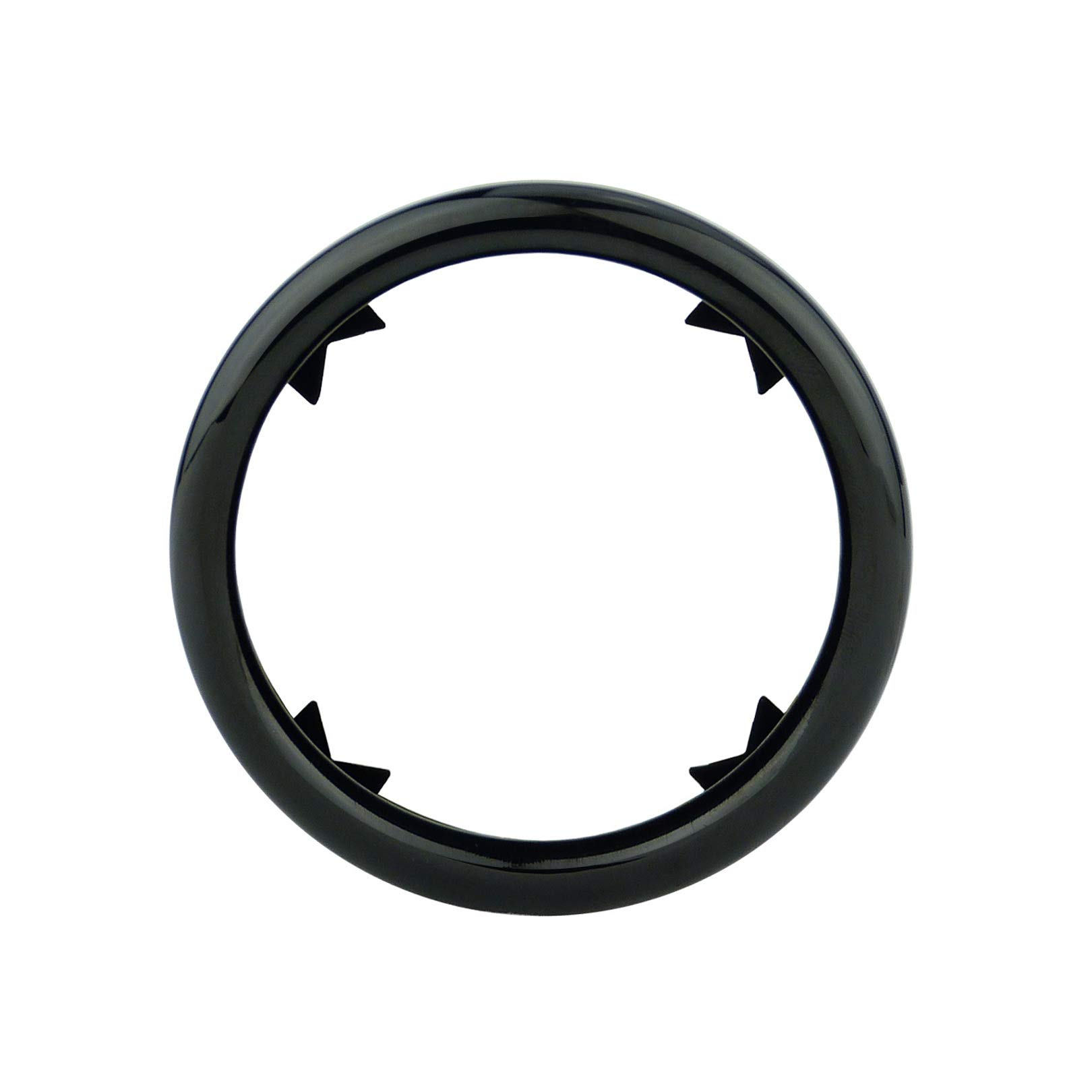Embellecedor de Tubo de Escape Coche 2 piezas Cola de Escape Coche Acero Inoxidable Negro Pulido Plug&Play compatible con Golf 7 VII Variant Touran 5T para 60mm - L&P A289
