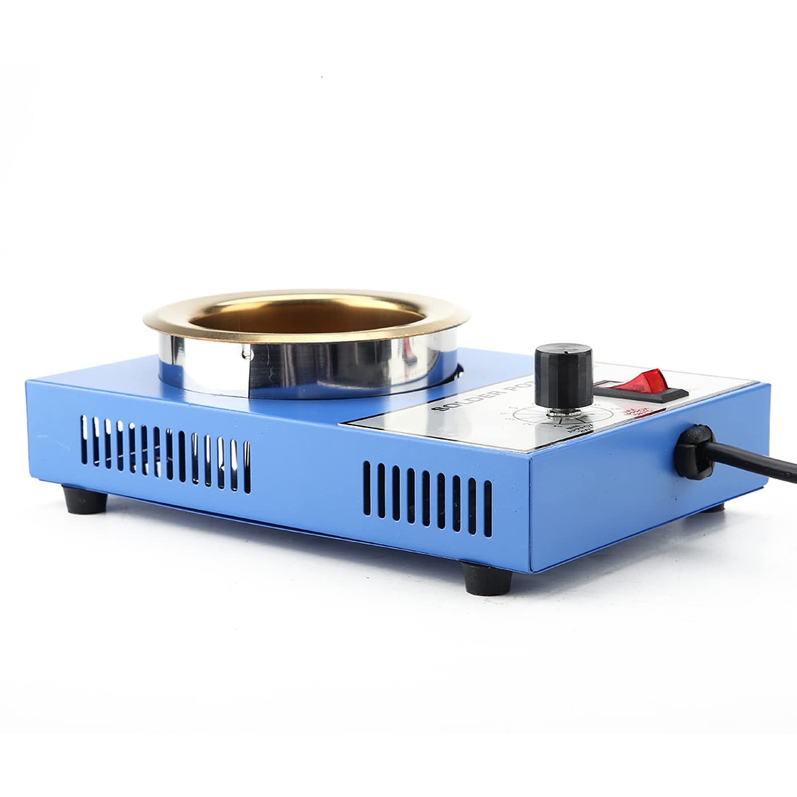 Pot de Soudure, 220V 100mm Bain à Dessouder pour Souder le Circuit de Thermostat Électronique 300 W, 250 W (en option) (prise EU)(EU Plug (250W))