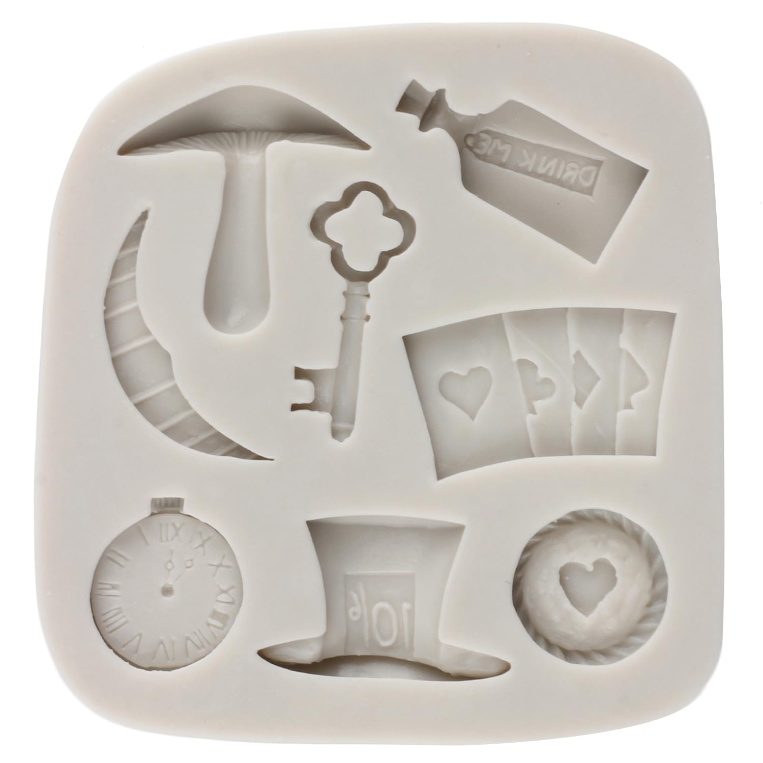 Sijiangmold Lot de 4 moules en silicone pour décoration de gâteaux, gâteaux, bonbons, chocolat, pâte à sucre