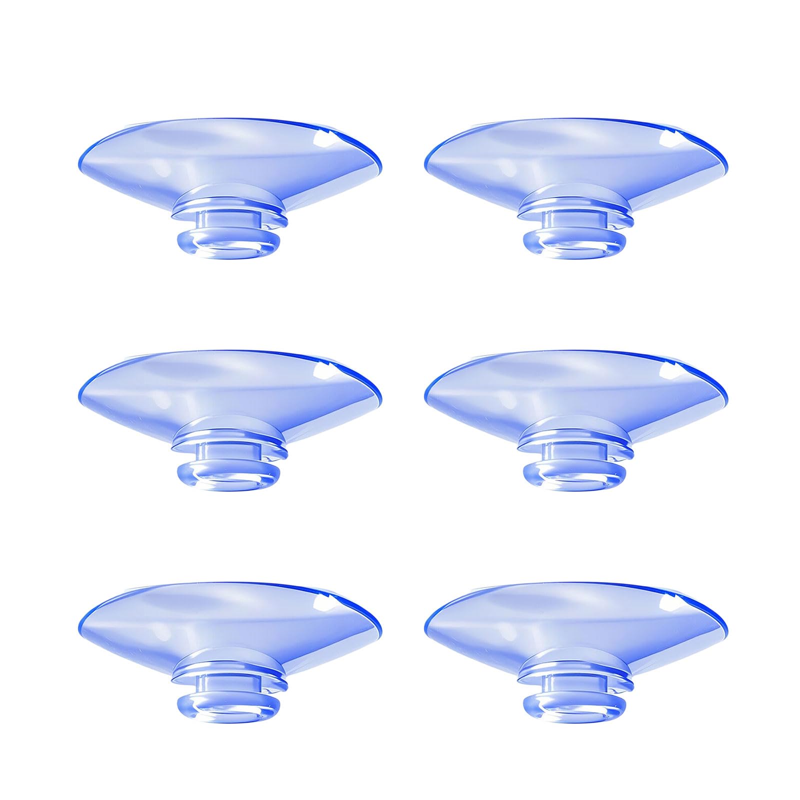Laikoutd 4Cm 100Pcs Mushroom Head Shape Sponge Holder Suction Cup Kitchen Sink Organizers For Organizing Tool In Smooth Areas Clear Pvc Window Suction Cup