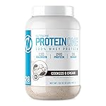 NutraOne ProteinOne Whey Protein Promote Recovery and Build Muscle with a Protein Shake Powder for Men & Women (Cookies & Cream, 2 LB)