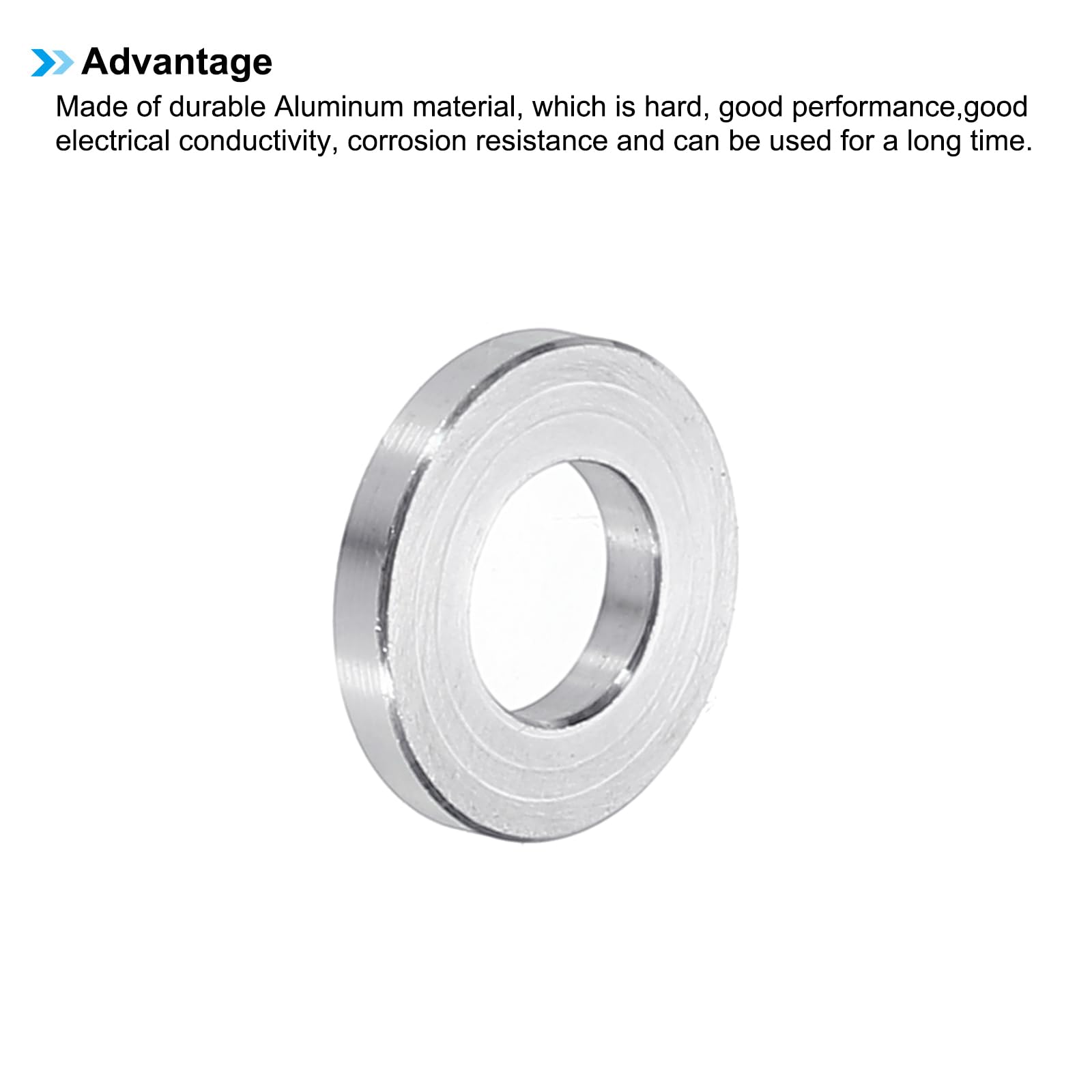PATIKIL M8 Aluminum Spacers, 6pcs 5/16" x 5/8" Round Metal Spacers for 5/16 or M8 Screw Bolts - Image 4