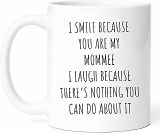 My Mommee Mug - Mom Coffee Cup - Funny Gift For Mothers - Custom Family Keepsake - Personalized Maternal Tribute - 11oz Ce...