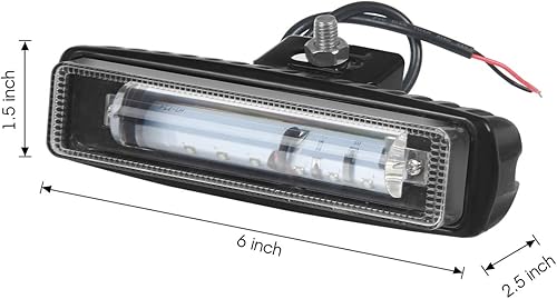 Miniatura 10 de Luz de seguridad de la carretilla elevadora 30W LED Área de peligro de Almacén Luces de advertencia de zona azul 10-80V (1Pcs)