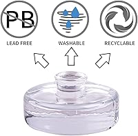 Vista 4 de Eleganttime Paquete de 9 Pesos de Fermentación de Vidrio con Mango de Agarre Fácil, Kit de Pesos Pesados de Fermentación para Frascos Mason de Boca