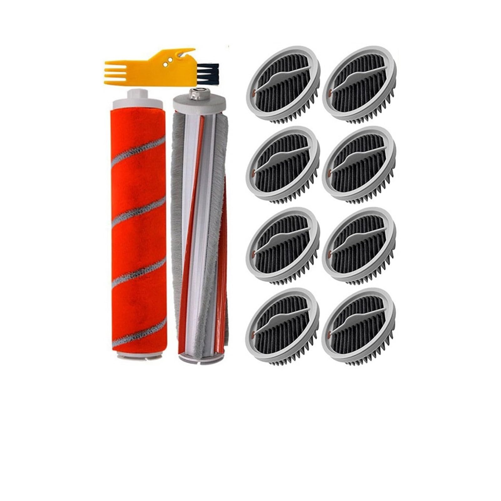 Vervanging Compatibel Met Xiaomi Roidmi NEX X20 X30 S2 F8 Pro Handheld Draadloze Stofzuiger Onderdelen Roller Hoofdborstel hepa Filter (Color : Set G