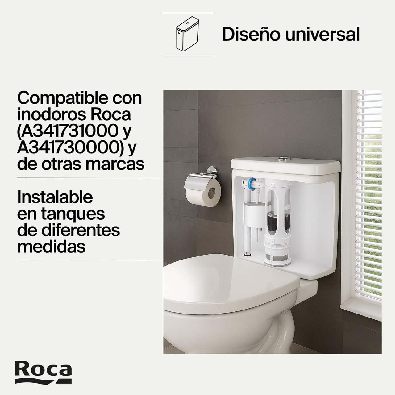 Roca - Kit Mecanismo Descarga Toilet Jet (AH0003000R) — view 5