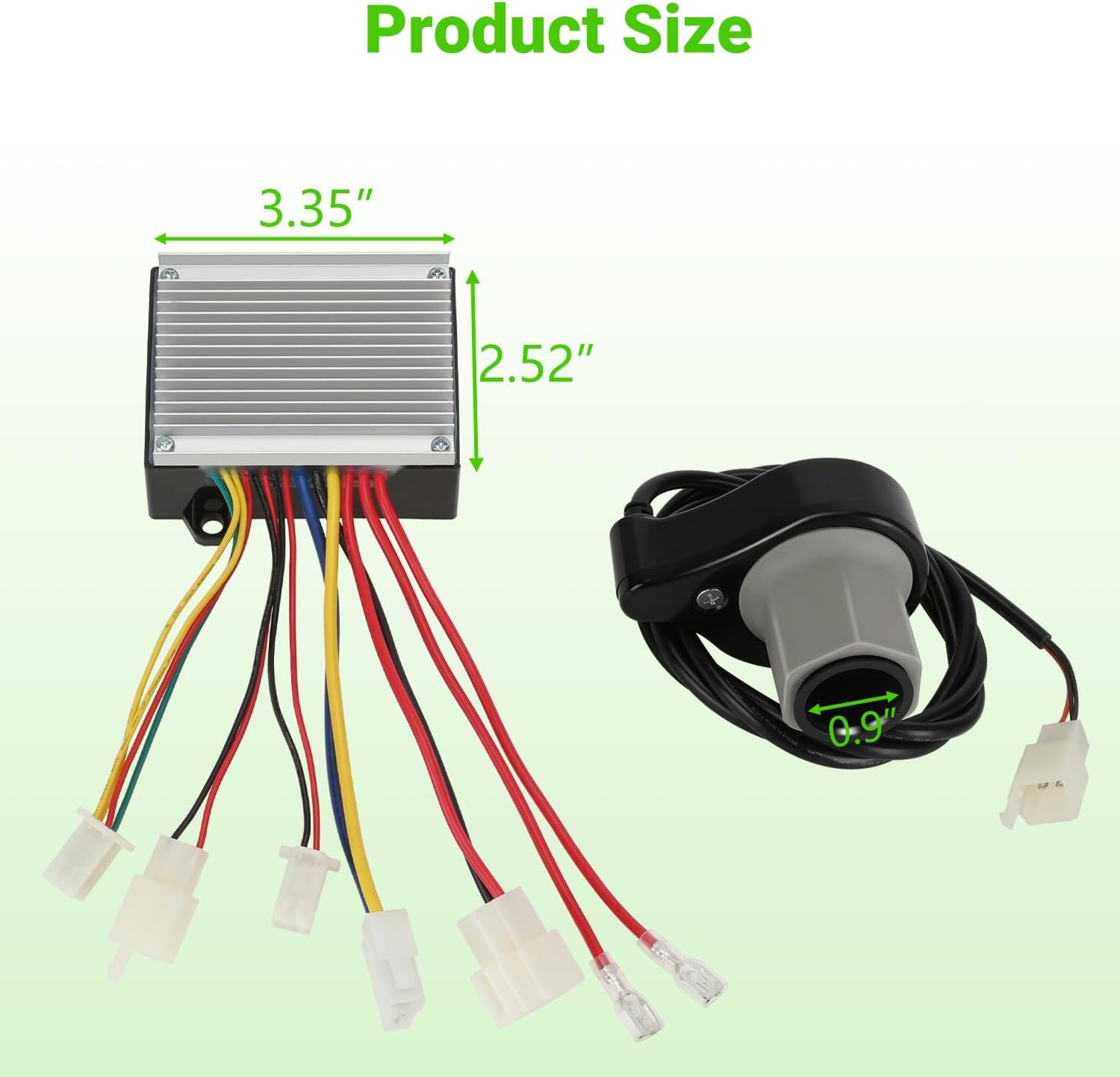 24V MX350 Controller Kit Replacement for Razor E200 E300 Electric Scooter MX350 (V33+) Dirt Rocket Bike, Control Module for E300 (V13+) E200 (V13+) E-Scooter with Throttle Part