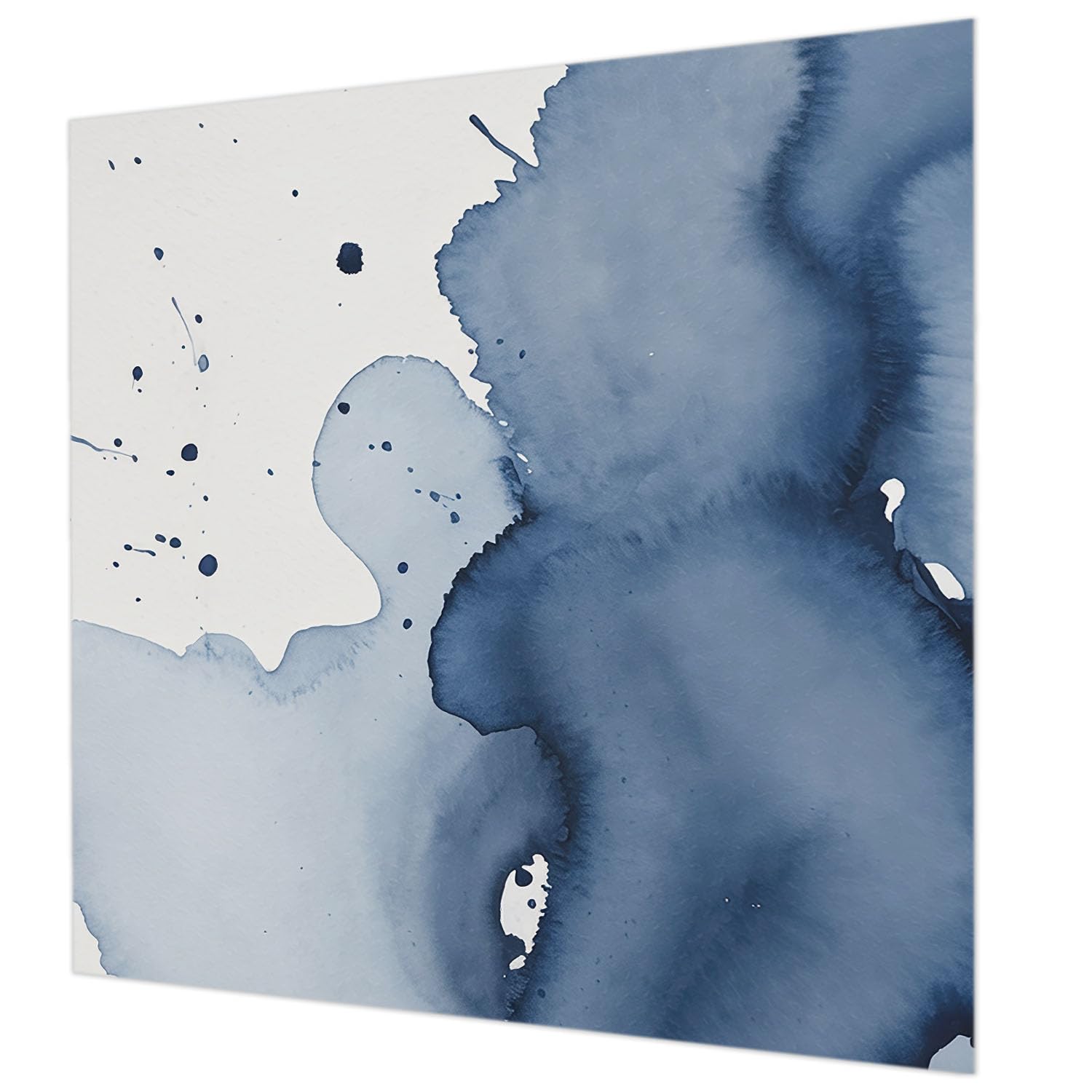 Revêtement mural intissé pour chambre et salon bleu marine Tulup