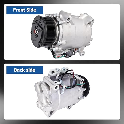 Miniatura 5 de WFLNHB Compresor de Aire AC Reemplazo para Honda Civic 2006 2007 2008 2009 2010 2011 1.8L CO 4918AC